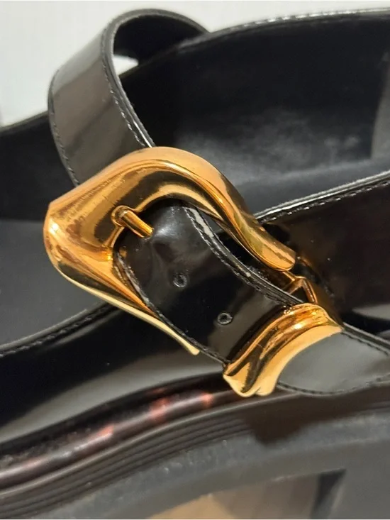 Circus NY by Sam Edelman Nellie Mary Jane Black Loafers Lug Sole Platform Sz 7M - Picture 9 of 10